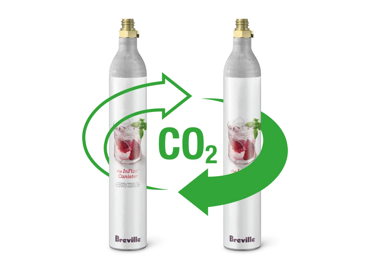 the InFizz™ CO₂ Gas Canisters (2-pack)